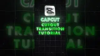 Capcut - Cutout transition tutorial #shorts