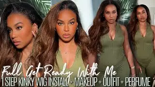4 in 1 GRWM: INSECURITIES? BEST yaki wig install! +makeup+outfit+fragrance|OMGHERHAIR X ALWAYSAMEERA