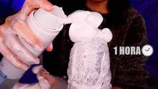 ASMR: ESPUMA DE BARBEAR NO MICROFONE BLUE YETI