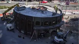 Downtown Berkeley Station Canopy Time Lapse