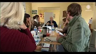 Atelier d’écriture avec Gilles Vigneault à Natashquan
