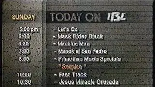 IBC-13 - Sunday Lineup + ID (1993)