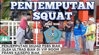 PENJEMPUTAN TIM PSBS BIAK USAI LAGA DERBY PAPUA || BABAK 12 BESAR LIGA 2 INDONESIA