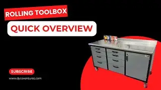 RollPRO Toolbox Tour 🛠️ | Heavy-Duty Workbench on Wheels