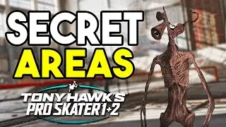 Tony Hawk's Pro Skater 1 и 2: все секретные места!