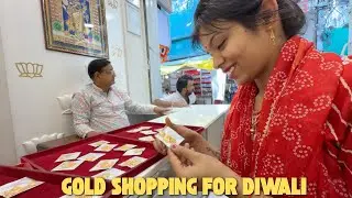 Aditi Ne Gold Shopping Ki Diwali K Liye 😍