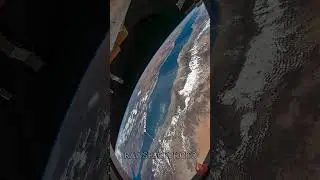 ISS TIME-LAPSE: RED SEA & CENTRAL AFRICA 🌏 #timelapse
