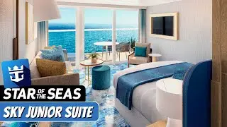 Star of the Seas | Sky Junior Suite Walkthrough Tour | Royal Caribbean 2025 | 4k