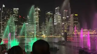 Spectra Light & Water Show at Marina Bay Sands, Singapore ✨ #travel #singapore 