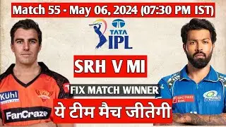 Mumbai Indians vs Sunrisers HYDERABAD 2024 55th match prediction | #mi vs #SRH prediction today