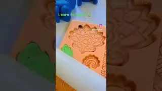 Fondant leaves with help of silicone mould