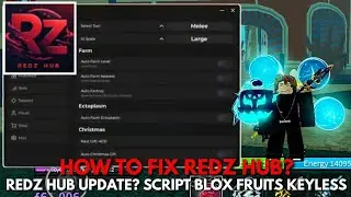 [ НОВЫЙ СКРИПТ 👾! ] REDZ HUB V2 БЛИЗКО? Как исправить Redz Hub | Скрипт Blox Fruits Cokka Hub Aut...