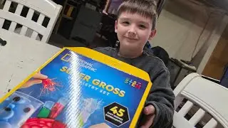 Playing with Gavins Chemistry Set