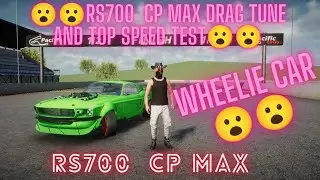 Rs700 drag and wheeline tune. Top speed test. Drive Zone Online.