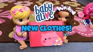 Unboxing new baby alive clothes!