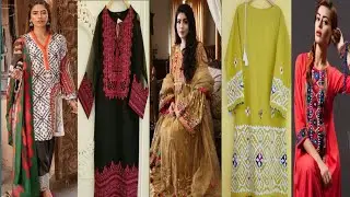 traditional latest Sindhi tuk dress designing ideas #sindhiapllicquework#sindhikarhai