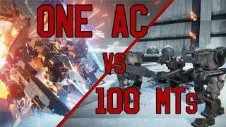 100 MTs vs 1 Sixth Generation Armored Core