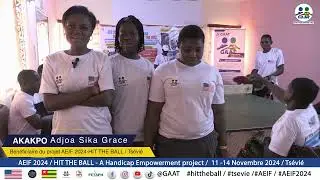 AEIF 2024_ Les trois b&eacute;n&eacute;ficiaires handicap&eacute;es visuelles partagent leur exp&eacute;rience.