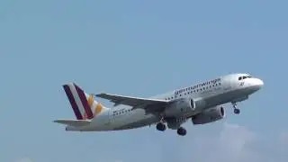 Germanwings Airbus 319 D-AGWB Take Off Malaga LEMG