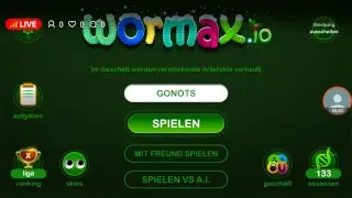 wormax. io LIVE CLAN 875 #2