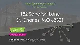 SOLD!!!/ 182 Sandfort Ln Saint Charles, MO 63301/ The Boehmer Team