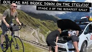 Our Rally Car BROKE DOWN at 2757m in the Alps! Is this the end of our Budapest Rally ?