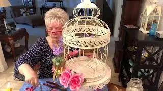 Farmhouse Shabby Chic Birdcage Diy Great For Weddings