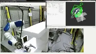 STOMP motion planner test with real sia5