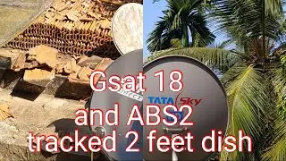 Gsat 18 and abs2 tracking vedeo... Edusat victers... In MALAYALAM