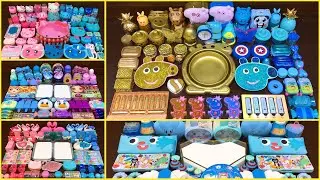 Series BLUE Slime Collection !! Mixing Slime with Many Things | Satisfying Slime, ASMR Slime #813