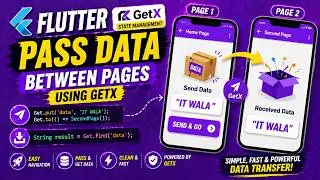 Flutter Tutorial: Transfer Data Between Pages Using GetX Package