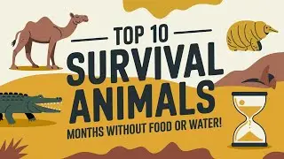 Top 10 Animals That Can Survive for Months Without Food or Water