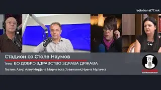 Во добро здравство здрава држава - Алиу, Мулачка, Мирчевска Јовановиќ - Стадион на Канал 77