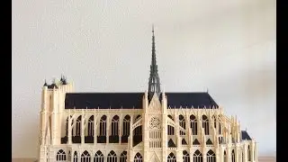 Maquette de la cathédrale Notre-Dame d'Amiens, France