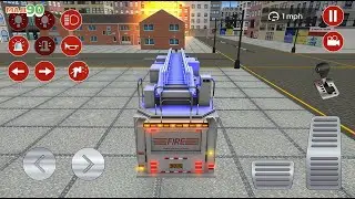 Fire Rescue Truck Simulator 3D | Fire Engine Driving & Firefighter Daily Job - Android Gameplay