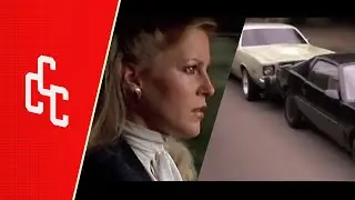 Car chase - Women duel in muscle car