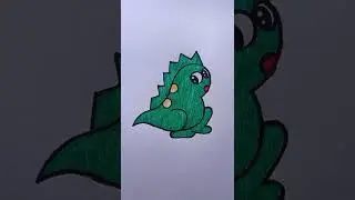 A crocodile drawing very easy | #drawing #short #youtubeshorts #trending #viral #kids #crocodile