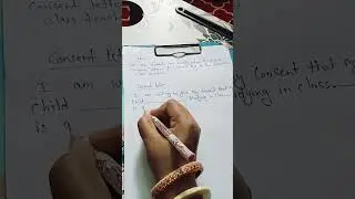 How to write consent letter to the respective class teacher (sports days) 