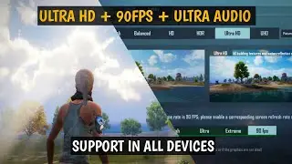 🔥 How to enable 90fps + ultra hd + ultra audio in pub g 1.3 | 90fps config file pub g