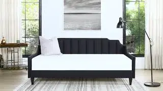 Jennifer Taylor Home Edgar Channel Tufted Twin Daybed, SKU 65090