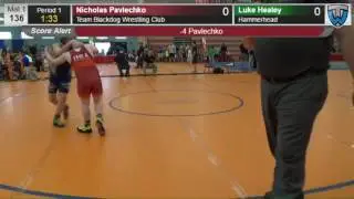 2042 Schoolboy 136 Nicholas Pavlechko Team Blackdog Wrestling Club vs Luke Healey Hammerhead 4140874