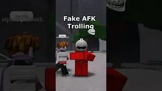 FAKE Afk Trolling as KJ || The Strongest Battlegrounds #viral