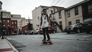 Riding a boosted board for the first time. #nosmallcreator meetup