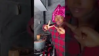 Cook yam and red oil sauce with me