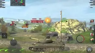 Is-6 Platoon on Falls Creek - WoT Blitz