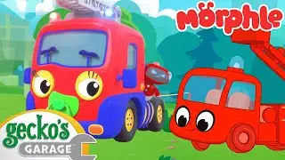 Caminhão-bebê de bombeiros 🔥 Garagem do Gecko em Português | Desenhos Animados em Português