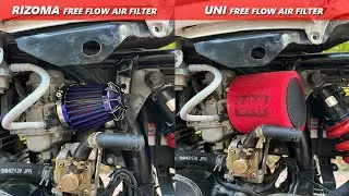 How to install Free Flow Air filters | Uni & Rizoma free flow air filters