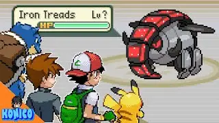 Ash and Gary vs Titan Pokemon
