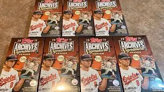 NEW RELEASE: 2019 TOPPS ARCHIVES SIGNATURE SERIES RETIRED PLAYER EDITION!