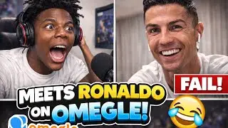 I Show Speed Meets Ronaldo on Omegle 😱😱😱 watch till the end 😂😂😂 #Ronaldo #Ishowspeed #Clips #Funny 